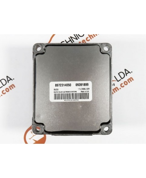 Centralina de Motor ECU Opel Astra G- 09391899, 8972314050