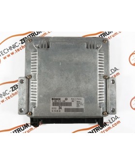 Boitier ECU Peugeot 406- 9637089580, 0281010165, 28FM0122