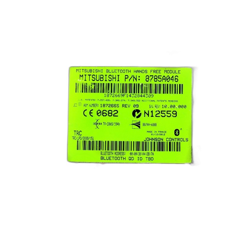 Module Bluetooth - Téléphonie - 8785A046