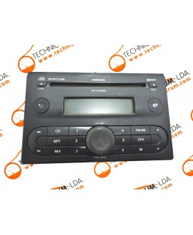 Auto-Rádio Nissan Note Nissan Micra 7645387318, 7 645 387 318, BP538761153227, BP5387 6 1153227