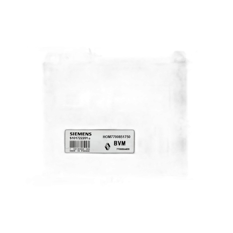 Engine Control Unit ECU Renault Safrane HOM7700851750, HOM 7700 851 750, S101722201D, S10 172 220 1D