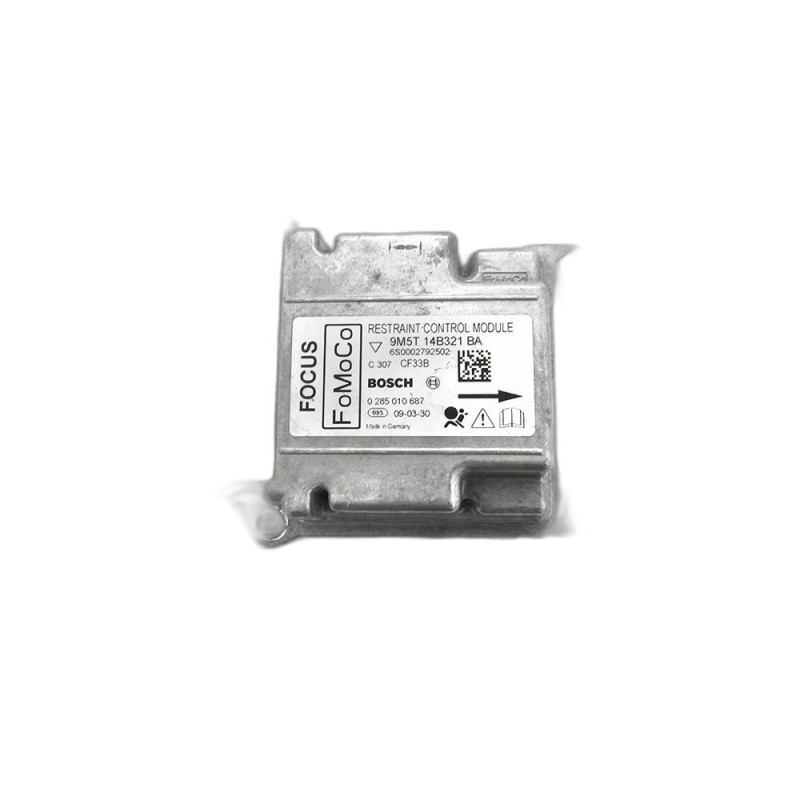 Airbag Module Ford Focus (CAP) 9M5T14B321BA, 9M5T 14B321 BA, 0285010687, 0 285 010 687