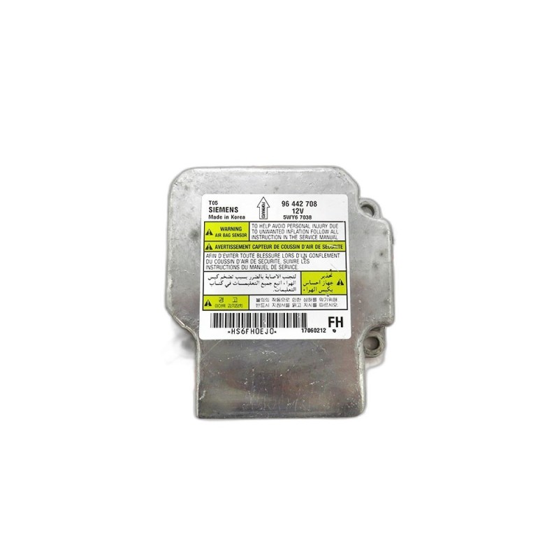 Airbag Module Chevrolet Aveo 96442708, 96 442 708, 5WY67038, 5WY6 7038