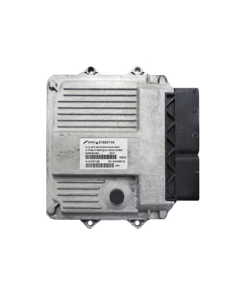 Centralina de Motor ECU Fiat Doblo 51880748, 3646D692, 8JMS321AK, 3646-D692, BC.0101853.B, MJD 6F3.D6