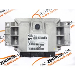 Engine Control Unit ECU Peugeot 206 9657429680, 16712074, 519BS9C1F, 96 574 296 80, 16.712.074, 16.631.044, IAW 6LP2.03