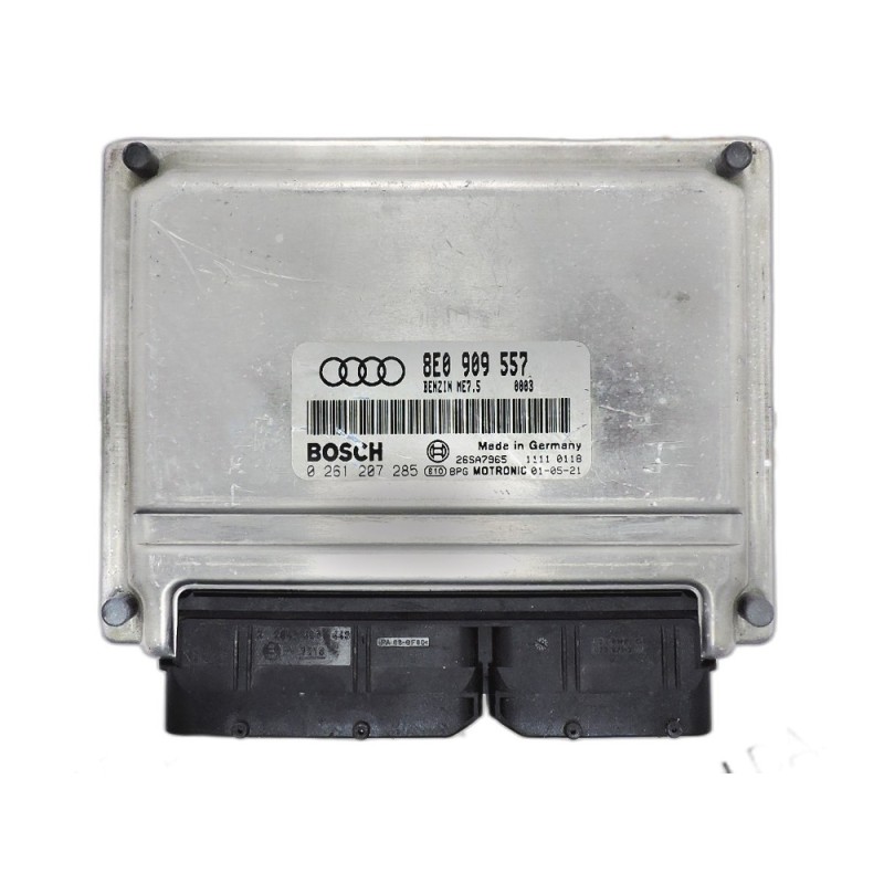 Engine Control Unit Audi A4 8E0909557, 0261207285, 8E0 909 557, 0 261 207 285, 26SA7965, 261 207 285, 261207285