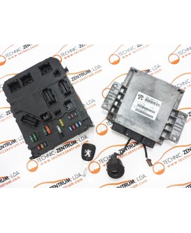 Kit's-ECU+Chave+IMO Peugeot 206 9648620880 9645989480 IAW48P276 16623004