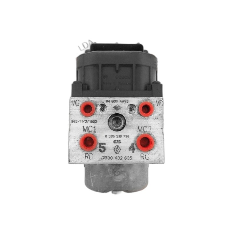 ABS Module Renault Mégane 7700432635, 7700 432 635, 0265216738, 0 265 216 738, 64BOXAAY2, 64 BOX AAY2, 0273004331, 0 273 004 331