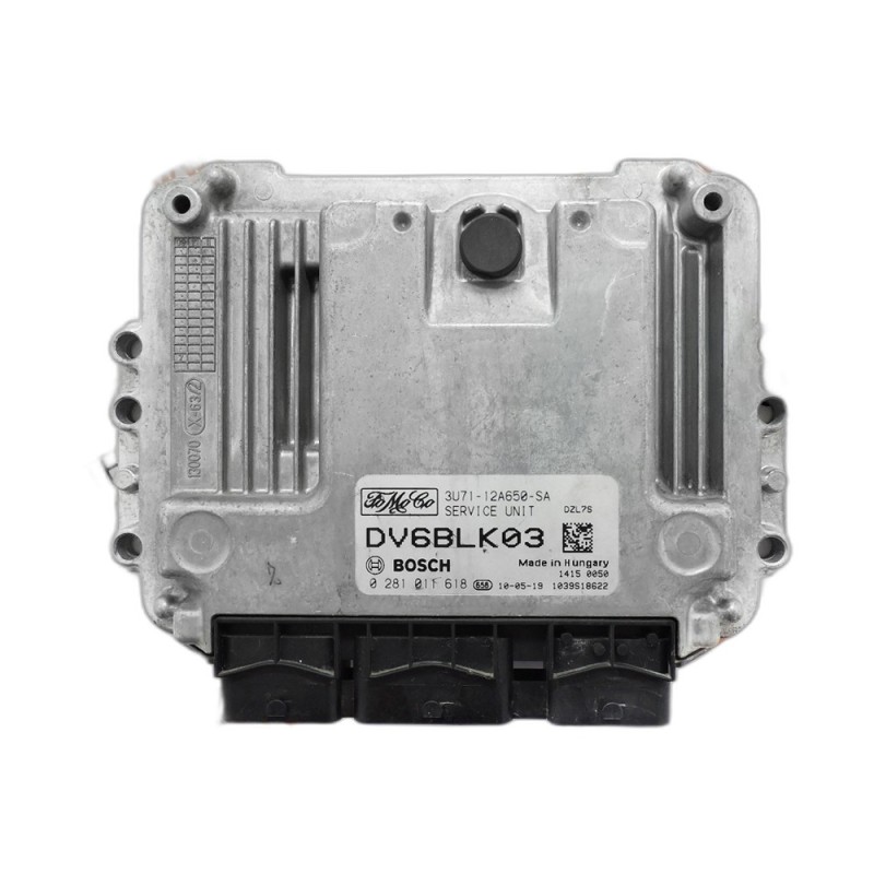Engine Control Unit Mazda 3 Ford C-Max 3U7112A650SA, 3U71-12A650-SA, 0281011618, 0 281 011 618, 1039S18622, DV6BLK03