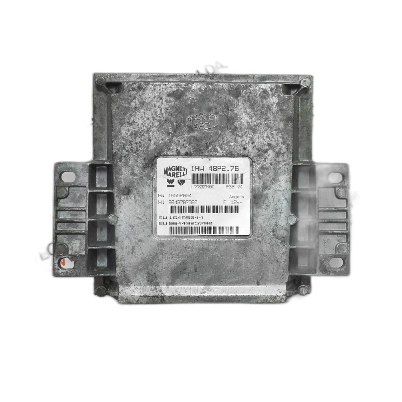 Calculateur moteur ECU Peugeot 206 - 9643707300, IAW48P276, 16495044, 16552004