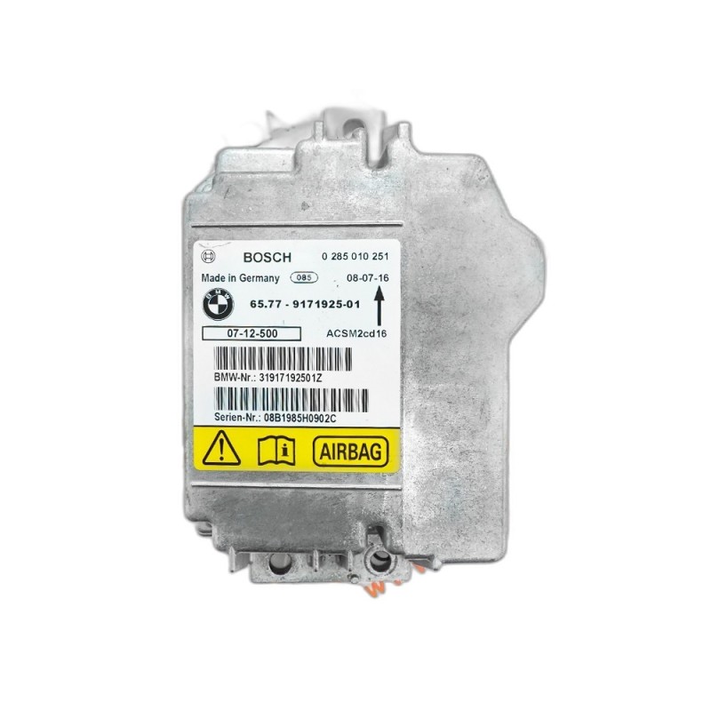 Centralina de Airbags BMW Serie 1 E88 - 6577917192501, 0285010251