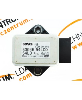 YAW Rate Sensor Suzuki SX4 3394554L00, 339 455 4L 00, 0265005802, 0 265 005 802