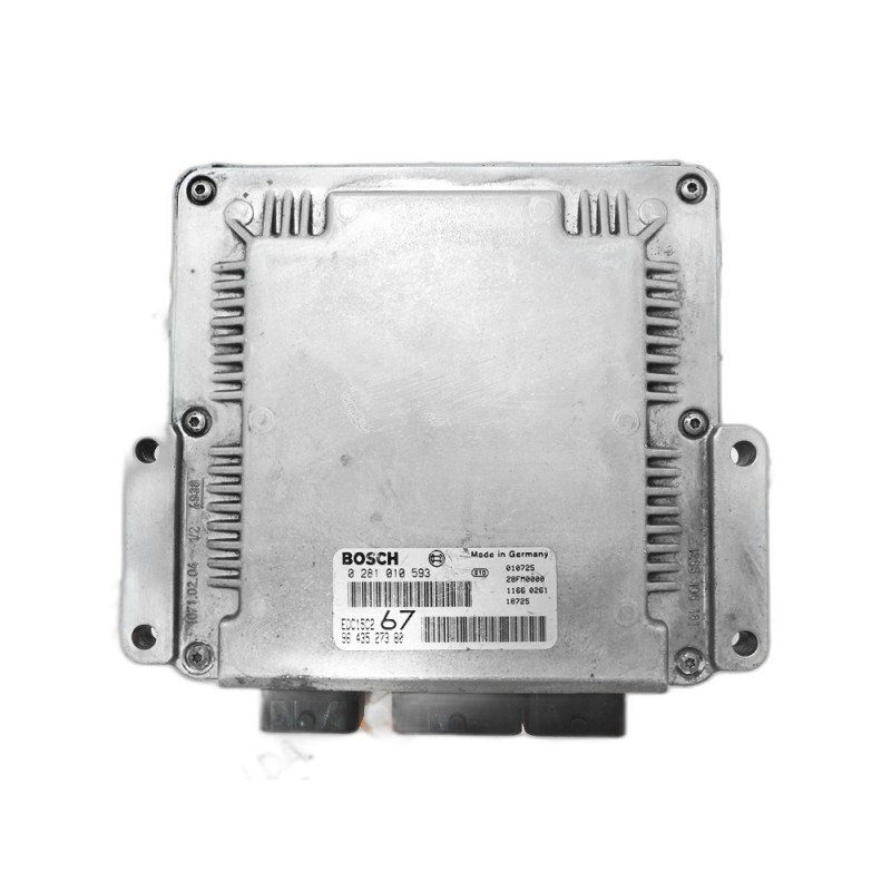 Centralina de Motor ECU Peugeot 406 - 9643527380, 0281010593