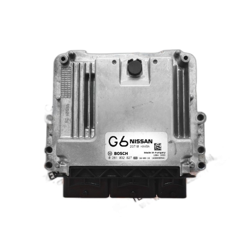 Centralina de Motor ECU Nissan Qashqai - 23710HX49A, 0281032827, 1039S95541