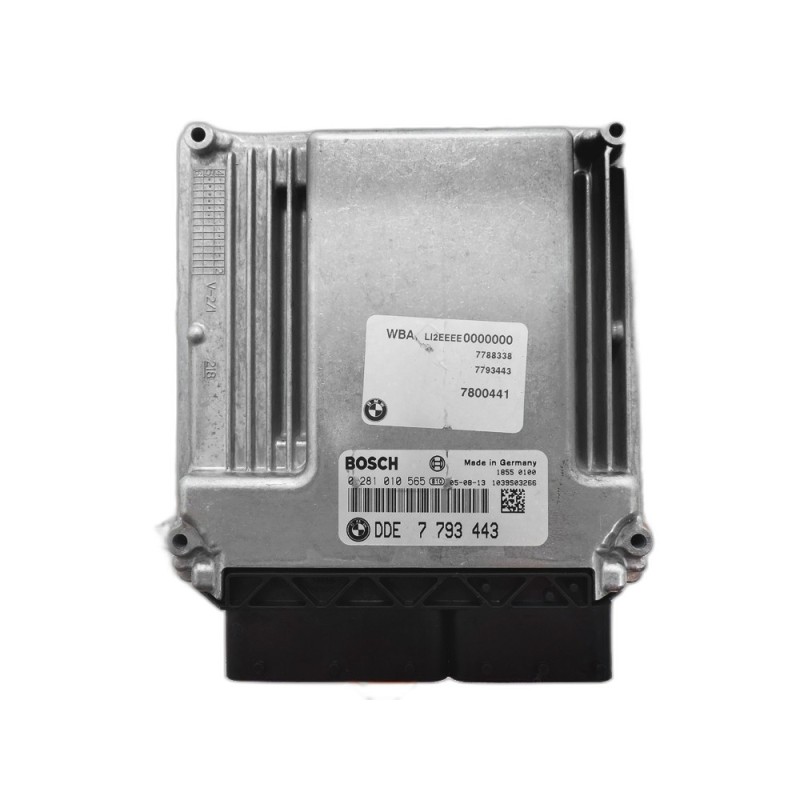 Engine control unit ECU BMW 3 Series - 7793443, 0281010565, 1039S03266