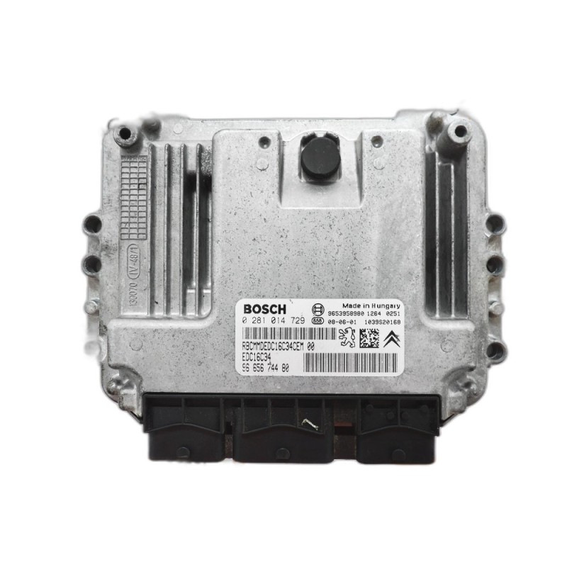 Centralina de Motor ECU Citroen/Peugeot - 9665674480, 0281014729, 9653958980, 1039S20168