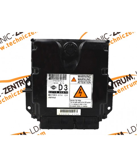 Calculateur De Moteur ECU Nissan Navara D40 - 23710EC07C, MB2758006754