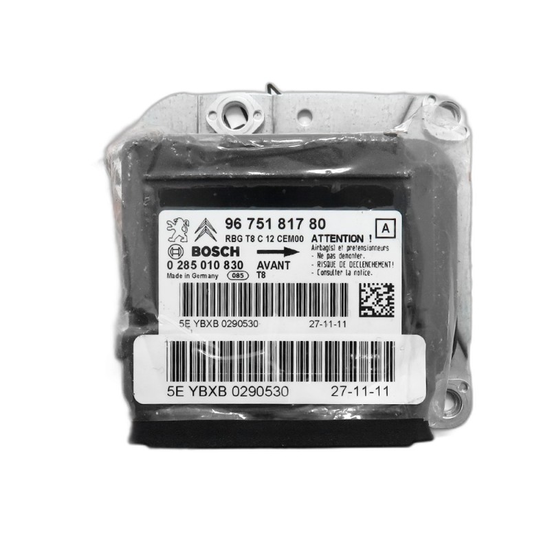 Airbag control unit Peugeot 3008 - 9675181780, 0285010830