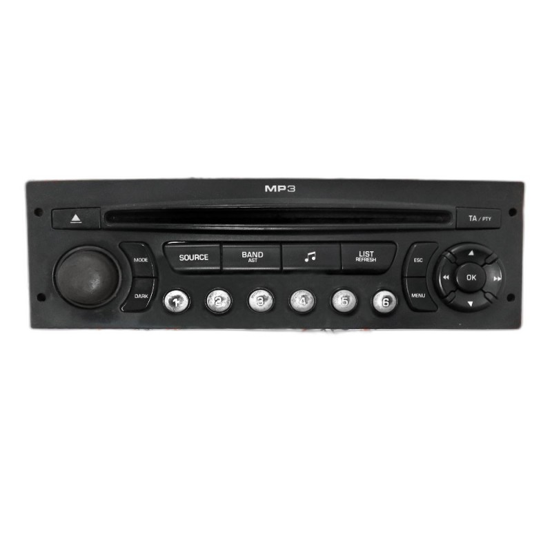 Car radio Citroën C4 Picasso, Peugeot 207 - 96633422XT00, PSARCD43150, RD4N2M00