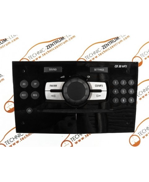 Car Radio Opel Corsa D- 13254183, 497316088, 497 316 088, 034451