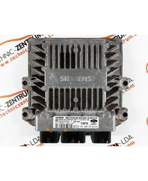 Engine Control Unit Ford Fiesta 1.4 TDCI 3N1112A650AA, 3N11-12A650-AA, 5WS40070AT, 5WS4 0070AT