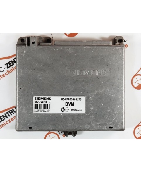 Calculateur ECU Renault 19 HOM7700864276, HOM 7700 864 276, S101728112P, S101728112 P, 7700864484, 7700 864 484