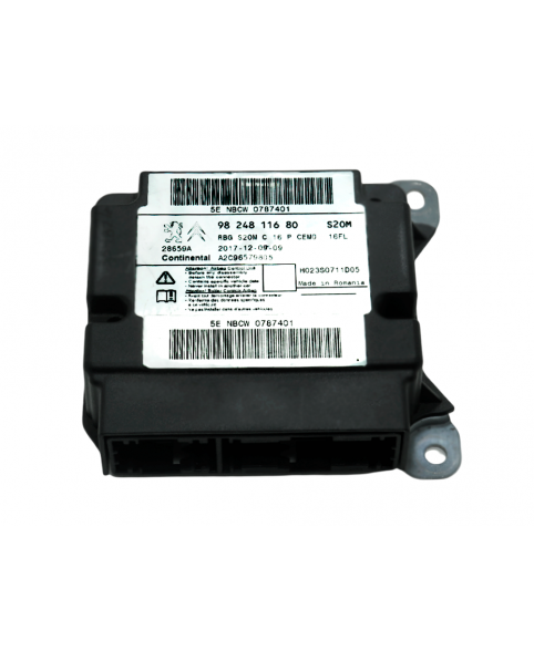 Module Boitier Airbag Peugeot 5008 9824811680, A2C96579805, 28659A