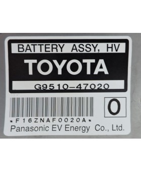 Battery Hybrid Toyota Prius - G951047020