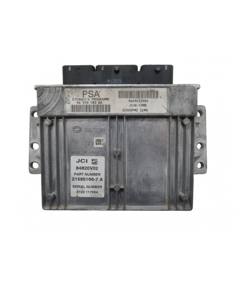 Centralina Motor Citroen C2 - 9649433980 , 9657018380 , 215851667A , 84820V02