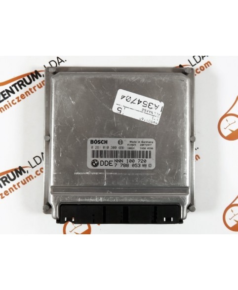 Centralita de Motor ECU Rover 75 Sedan 2.0 CDTi DDE7788053, 0281010300, 28RTE977, NNN100720 A00 63