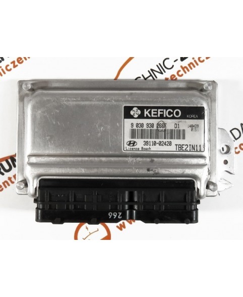 Centralina de Motor ECU Hyundai Getz - 3911002420 , 9030930266F