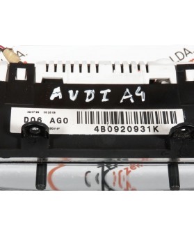 Cuadro de instrumentos Audi A4 - 4B0920931K