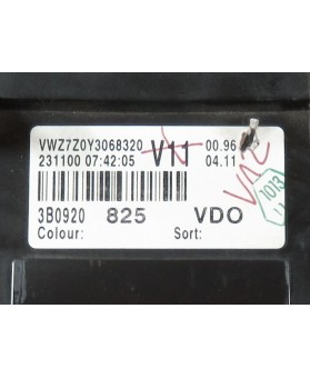 Digital Speedometer VOLKSWAGEN Passat 1.8 T - 3B0920825
