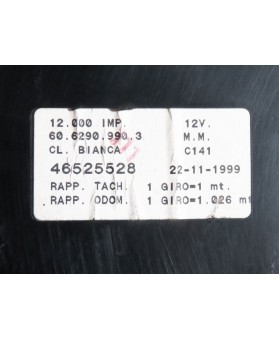 Digital Speedometer Fiat Bravo 1.9 JTD - 46525528