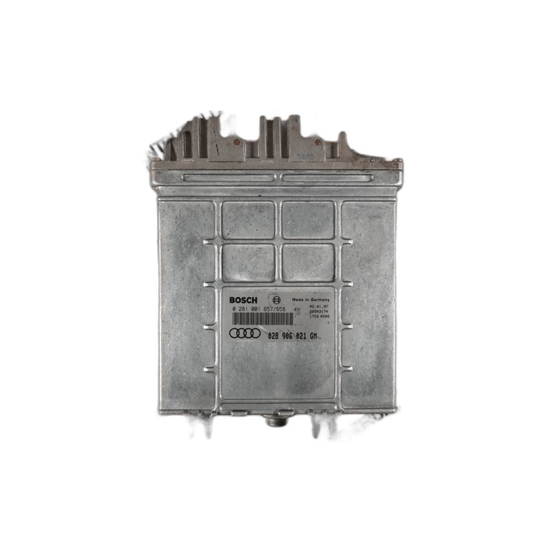 Engine Control Unit ECU Audi A4 - 028906021GM,  0281001658, 0281001657,  28SA3174