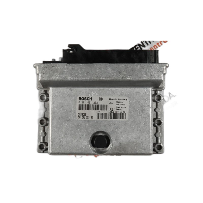 Calculateur Moteur Citroen Xantia, Peugeot 406 1.8i 9624519580, 96 245 195, 0281001262, 0 281 001 262, 281 001 262