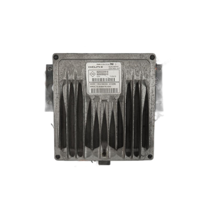 Engine Control Unit ECU Renault Kangoo 1.5 DCI 8200326910, 8200 326 910, R0410B020B, R 0410B020 B, 81026B8200334419, 8200 334 41
