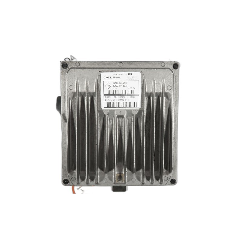 Calculateur Moteur ECU Renault Clio 1.5 DCI 8200374392, 8200 374 392, R0410C107B, R 0410C107 B, 81085B, 8200334540, 8200 334 54