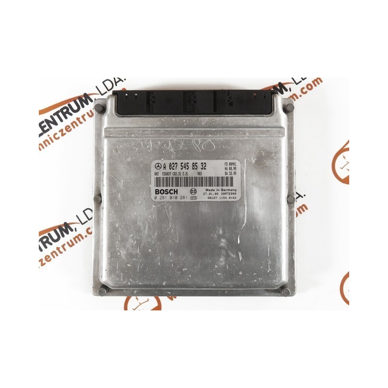 Centralina de Motor ECU Mercedes-Benz Sprinter 2.2 CDI A0275458532, A 027 545 32, 0281010281, 0 281 010 281, 281 010 281, FD00M0