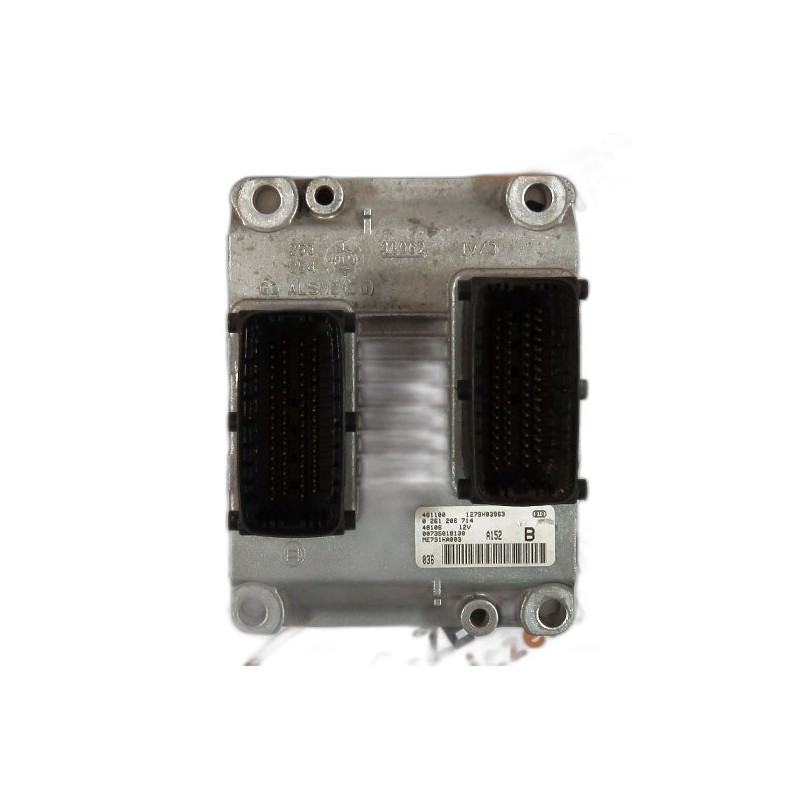Engine Control Unit ECU Alfa Romeu 145 - 00735018130, 0261206714, 1279H03963, ME731HA00