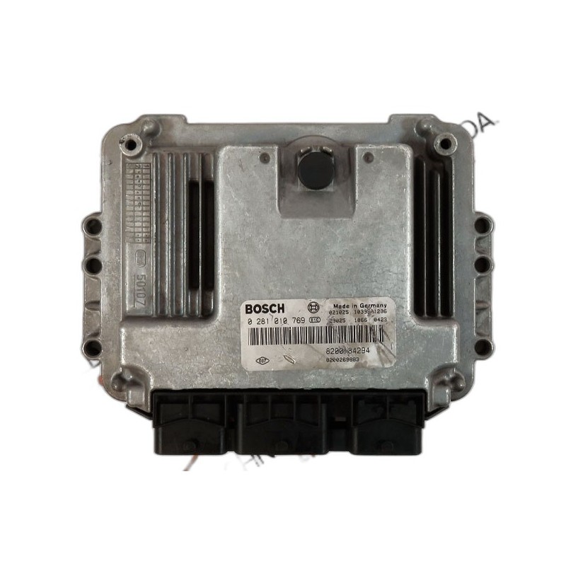 Engine Control Unit ECU Renault Megane - 8200269883, 0281010769, 1039S01286, 8200184294