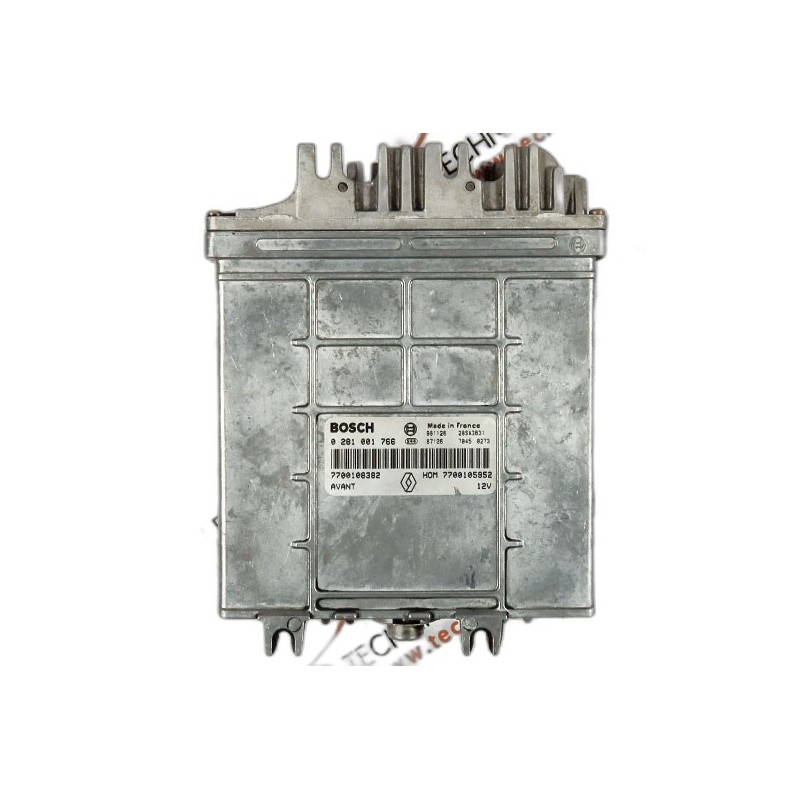 Engine Control Unit ECU Renault Laguna - 7700108382,  0281001766,  28SA3631, HOM7700105952