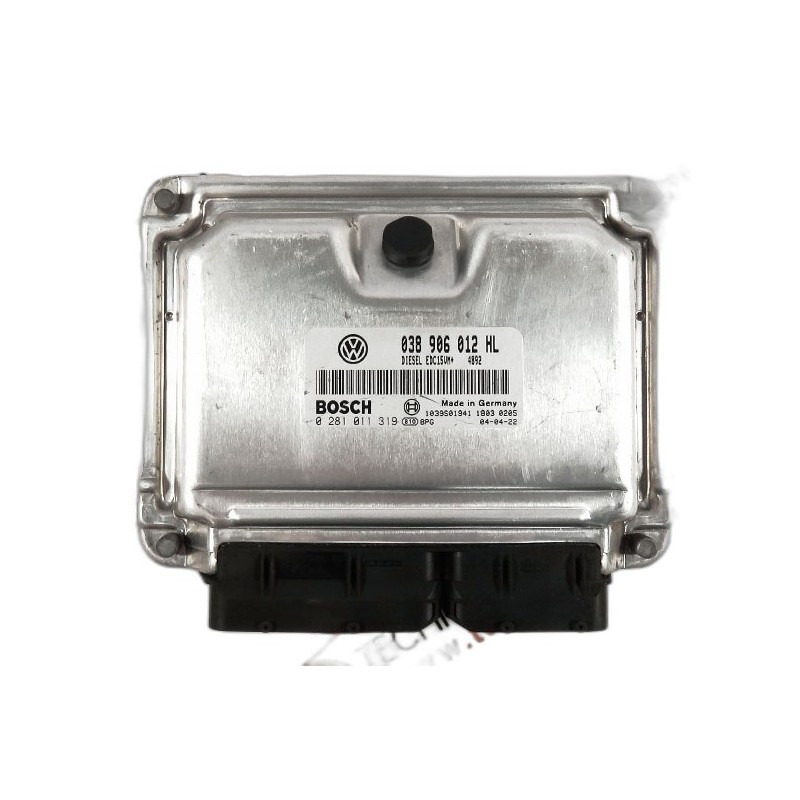 Calculateur moteur ECU VW Polo 1.9 TDI 038906012HL, 038 906 012 HL, 0281011319, 0 281 011 319, 281 011 319, 1039S01941, EDC15VM