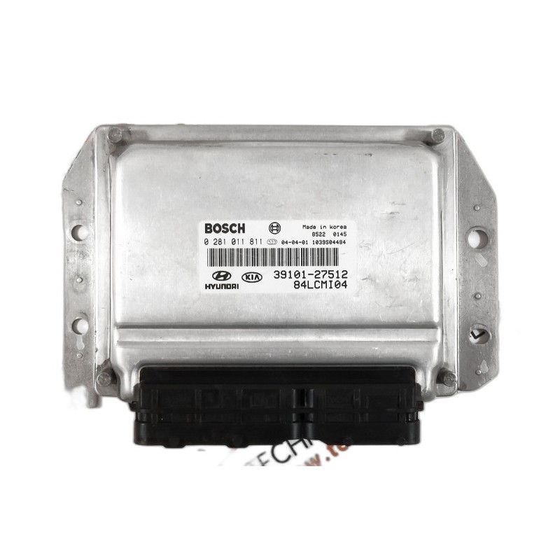 Centralina de Motor ECU Hyundai Accent - 3910127512, 0281011811, 1039S04484