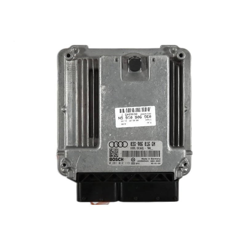 Engine Control Unit Audi A4 2.0 TDI 03G906016GN, 03G 906 016 GN, 0281012113, 0 281 012 113, 281 012 113, 1039S09404, EDC16U3
