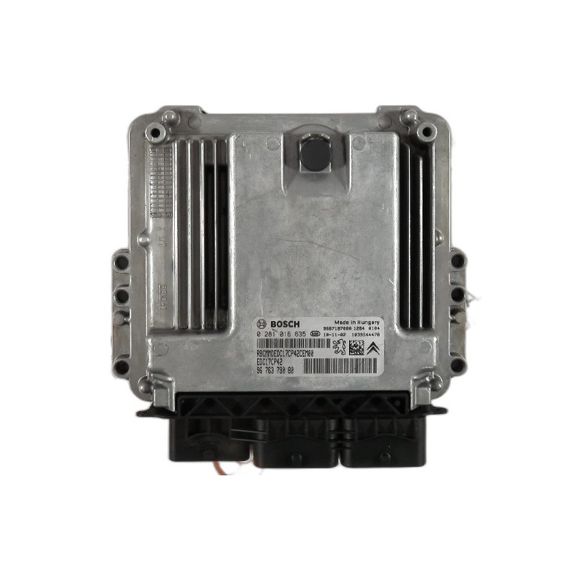 Centralina de Motor ECU Peugeot 508  - 9676379080, 0281016635, 1039S44478, EDC17CP42, 9667187080