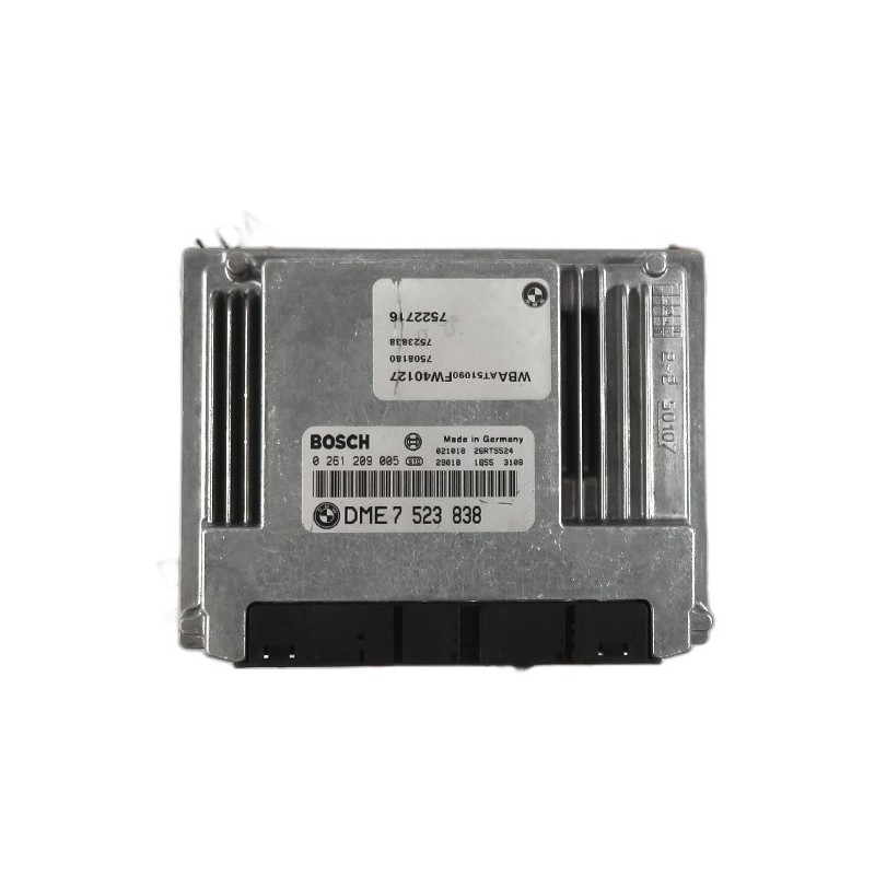 Calculateur Moteur ECU BMW  - DME7523838,  0261209005, 7523838, 7508180
