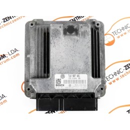 Engine Control Unit ECU Volkswagen Touareg- 7L0907401, 0281011960, EDC16CP34