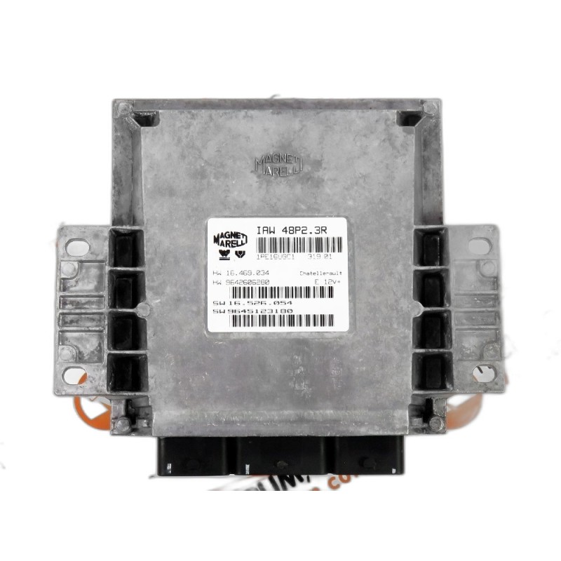 Engine Control Unit ECU Peugeot 406- 9645123180, 16526054, IAW48P23R, 9642606280