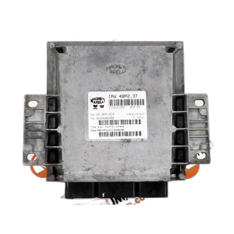 Calculateur Moteur ECU Peugeot 206- 9645214980, 16529044, IAW48P23T, 9642606280
